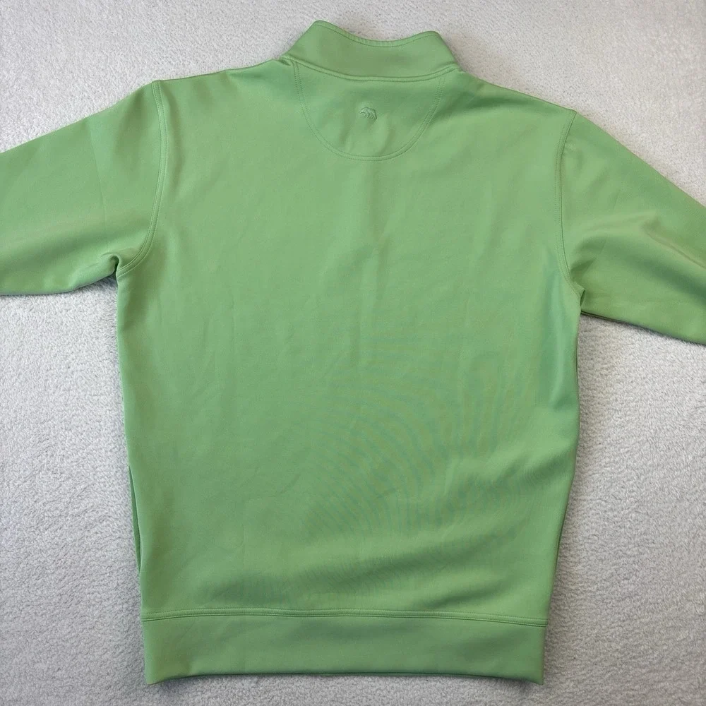 ONWARD RESERVE Performance 1/4 Zip Mens Medium Green Blue Golf Pullover Stretch